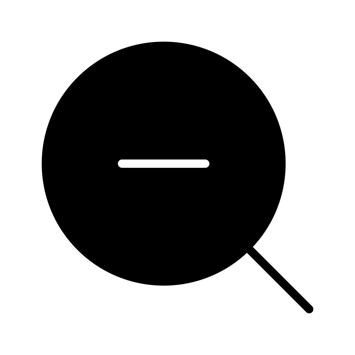 zoom out icon