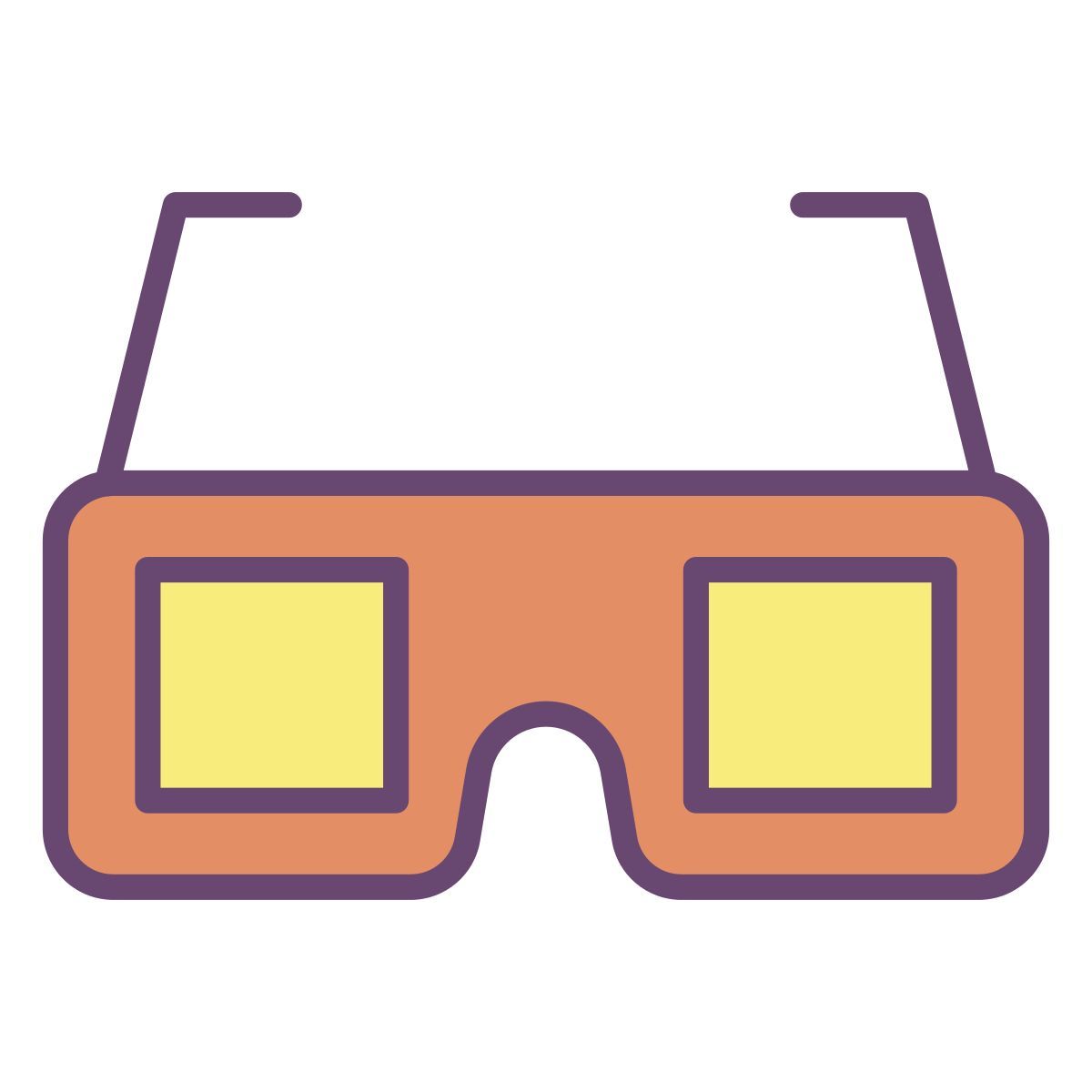 3d glasses icon