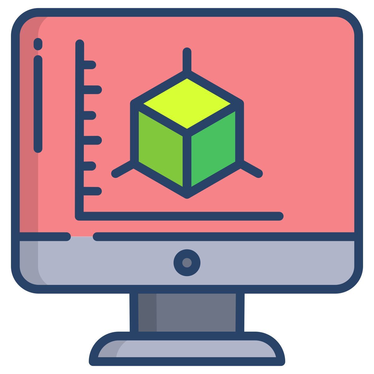 3d modeling icon