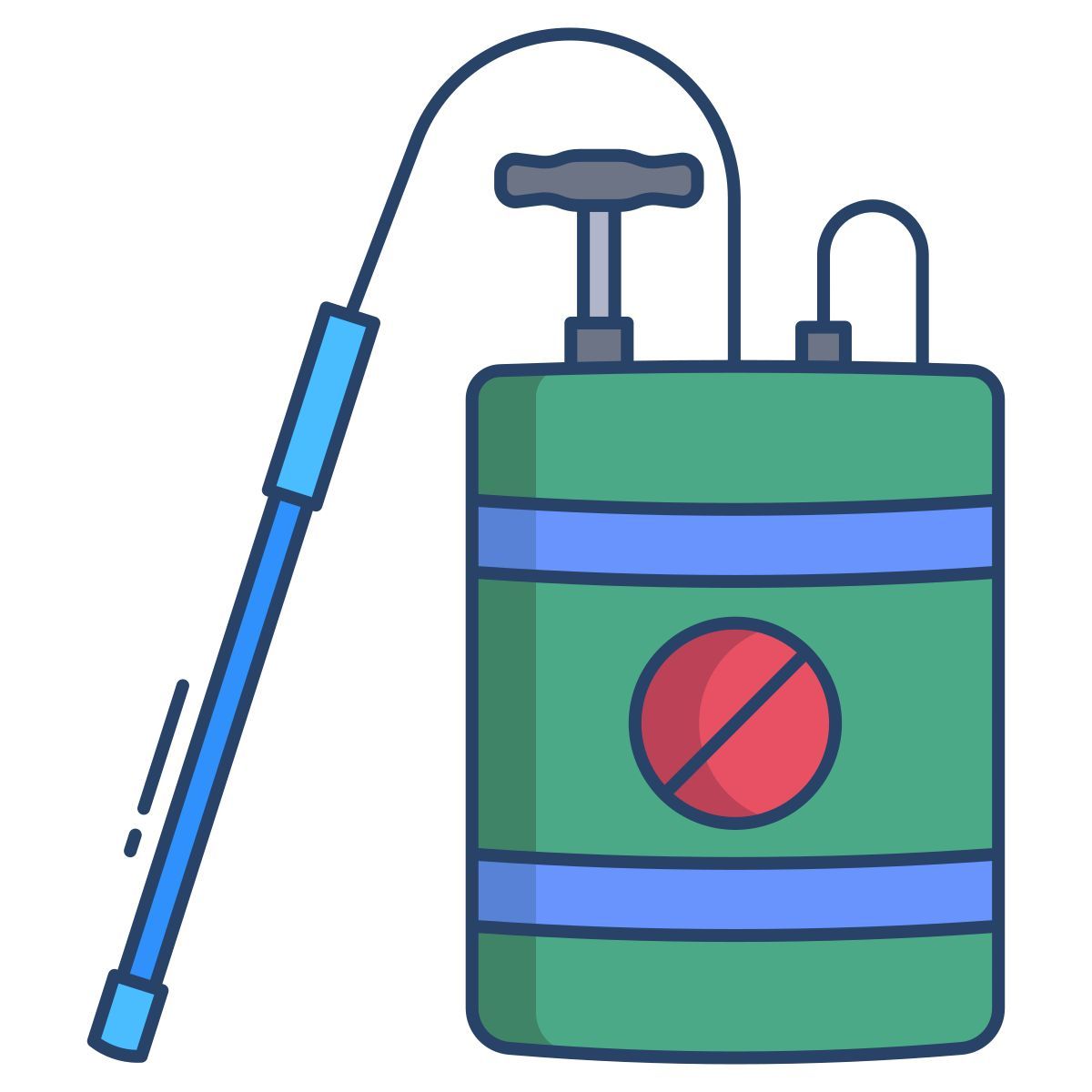 agriculture pest control pump icon