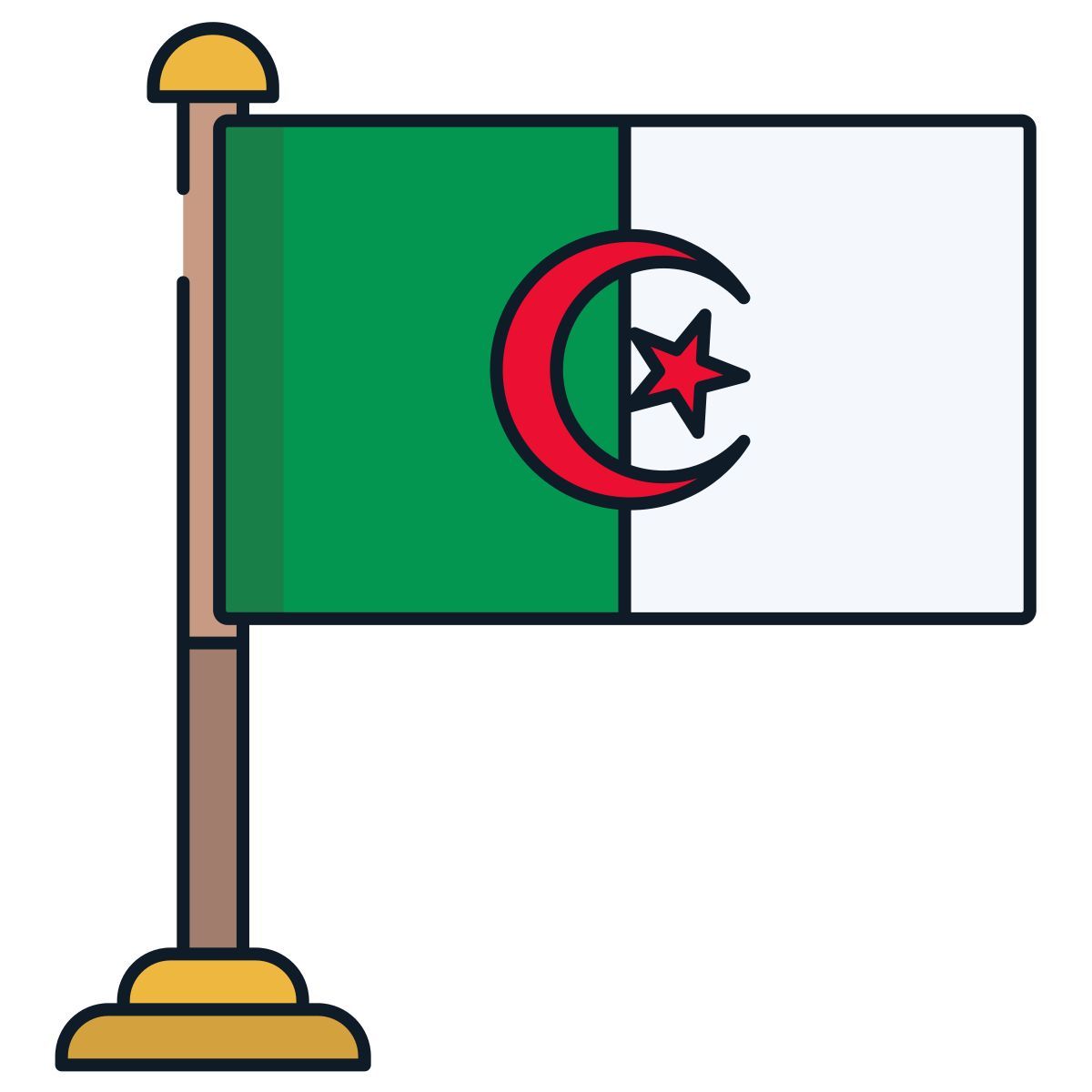 algeria flag icon