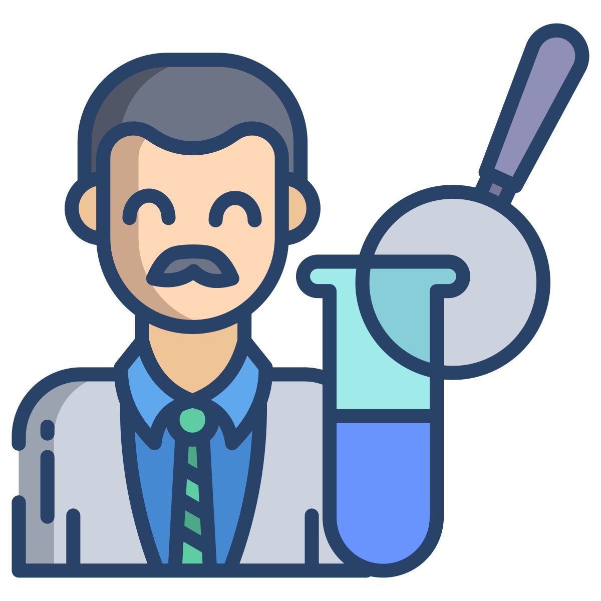 analytical chemist icon