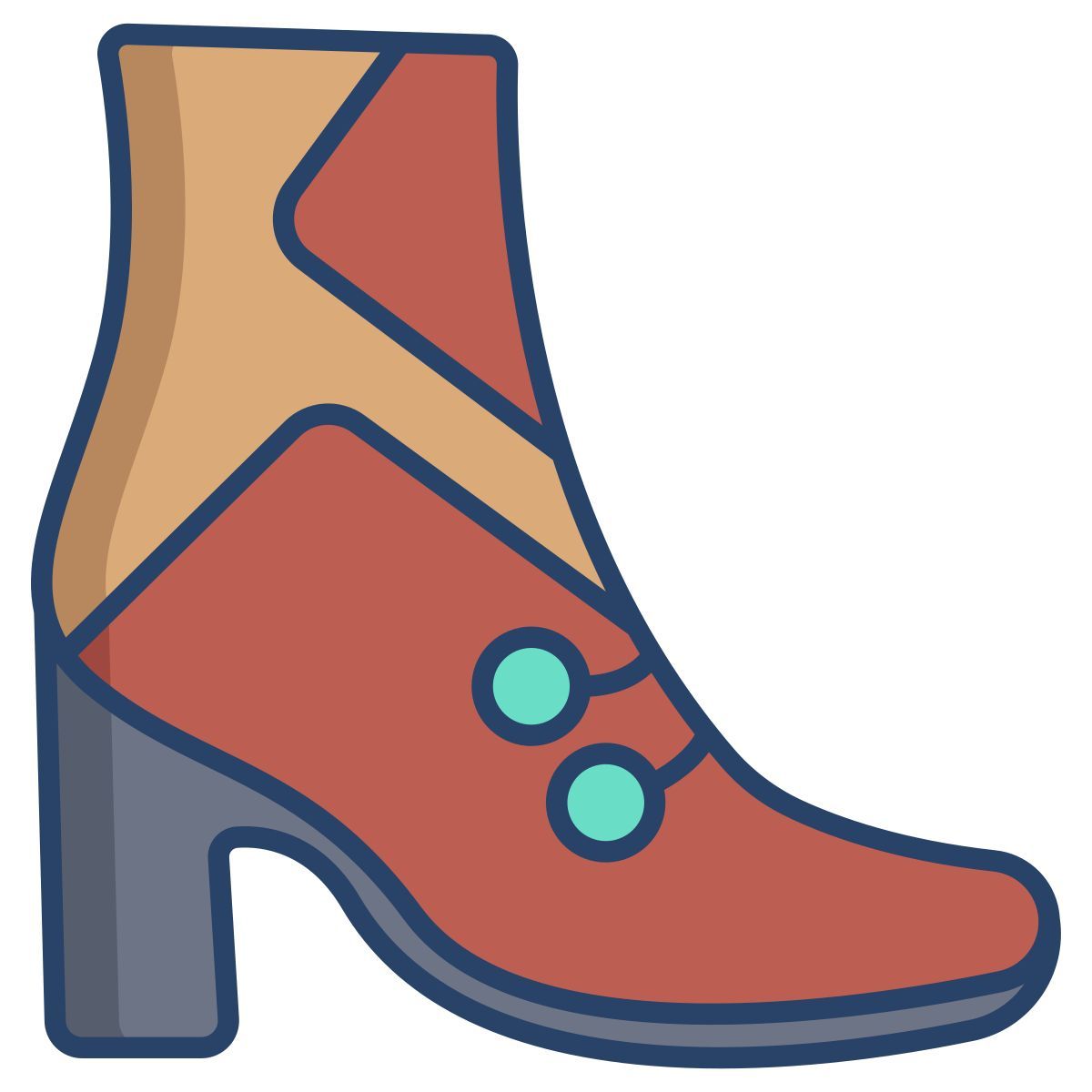 ankle boot icon