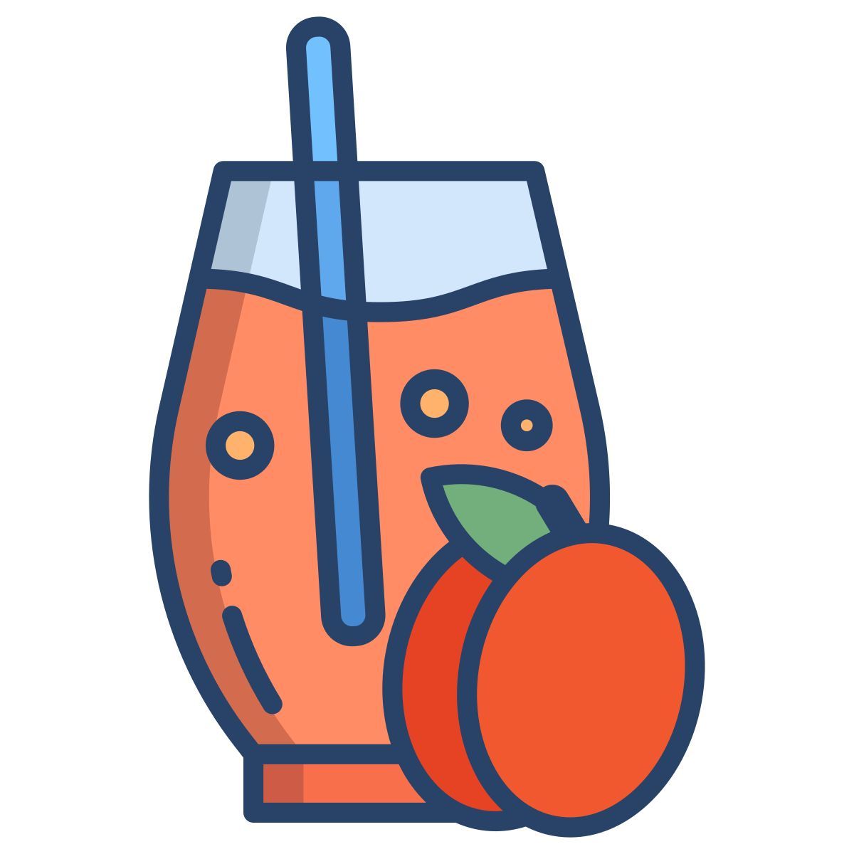 apricot juice icon