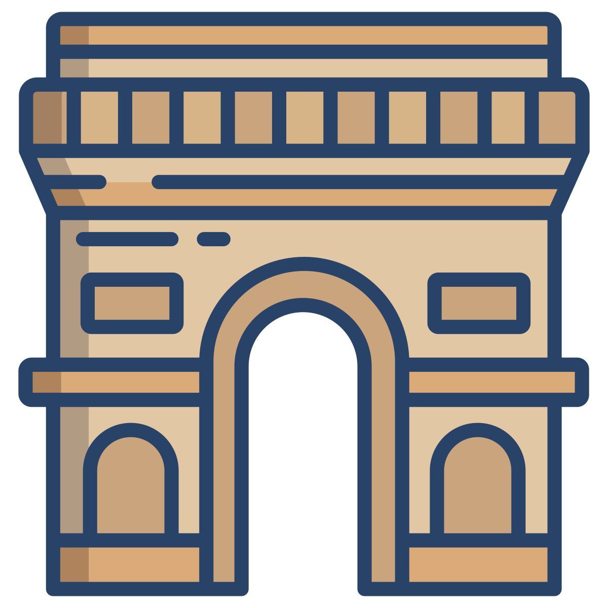 arc de triomphe icon
