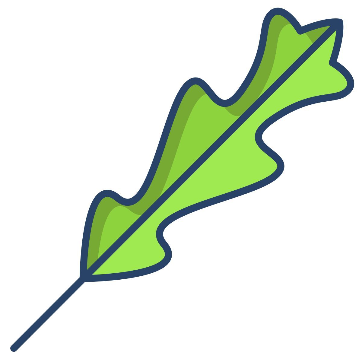 arugula leaf icon
