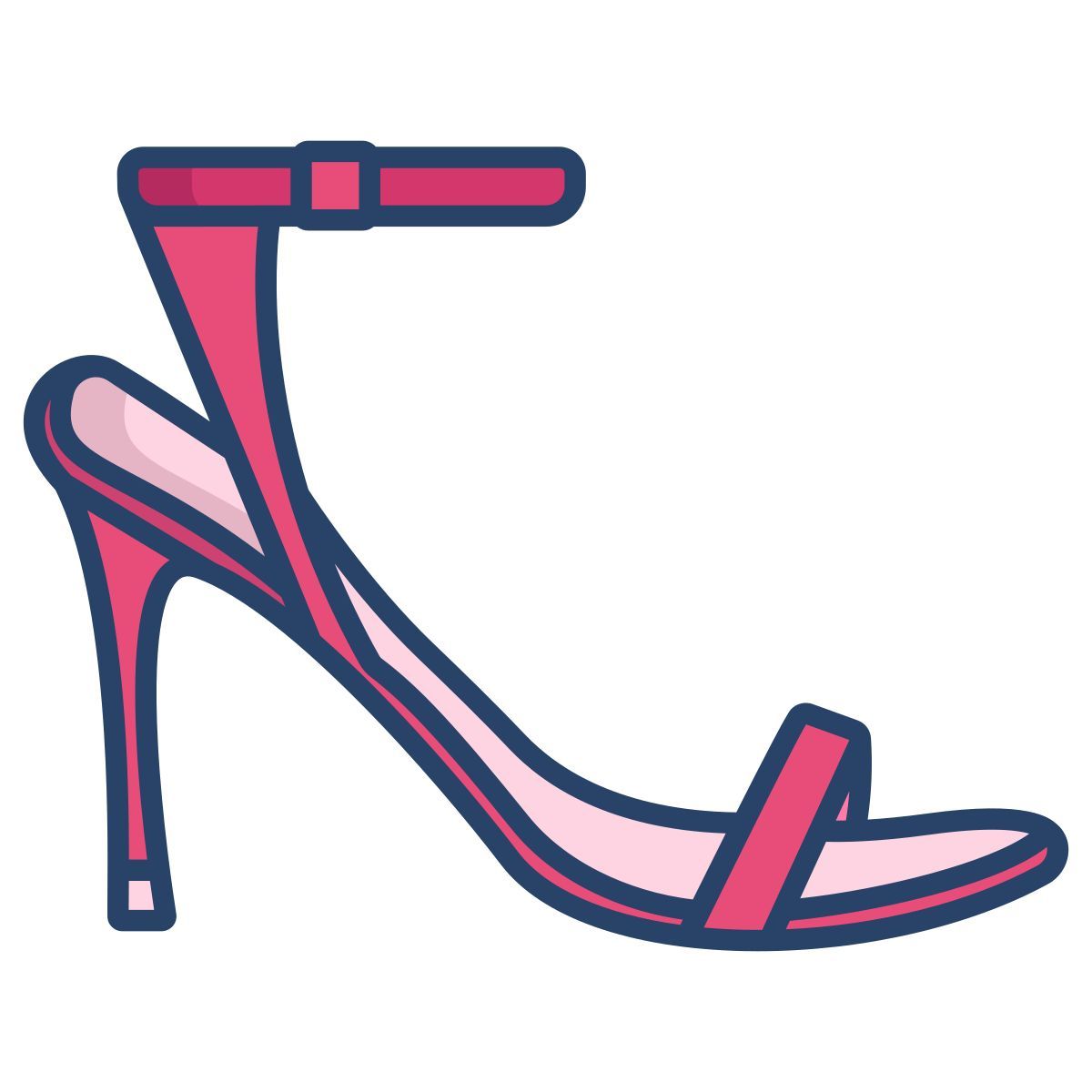 asymmetrical heel icon