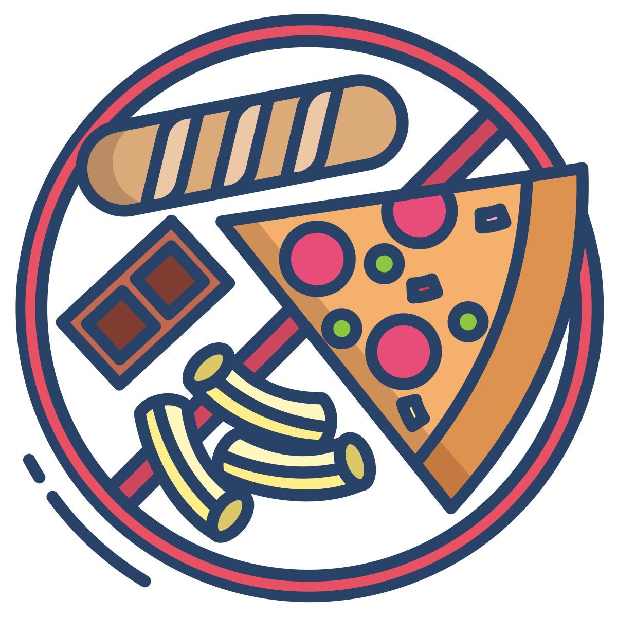 avoid pizza icon
