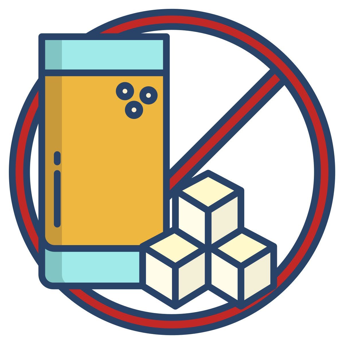 避免食用加糖酸奶和果汁 icon
