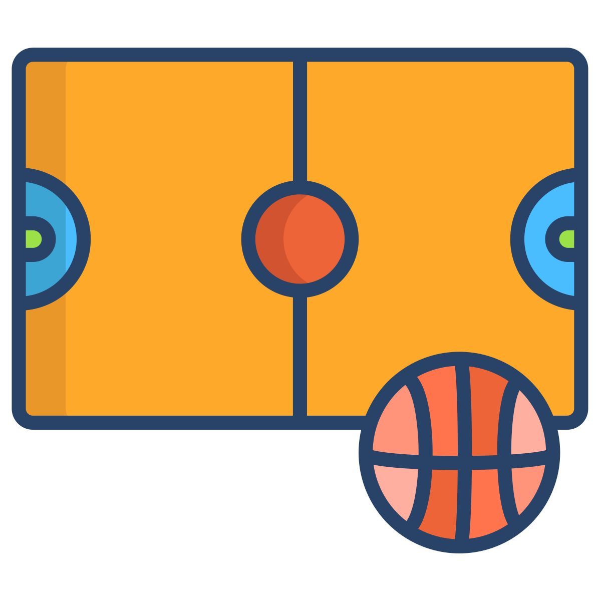 basketball court icon