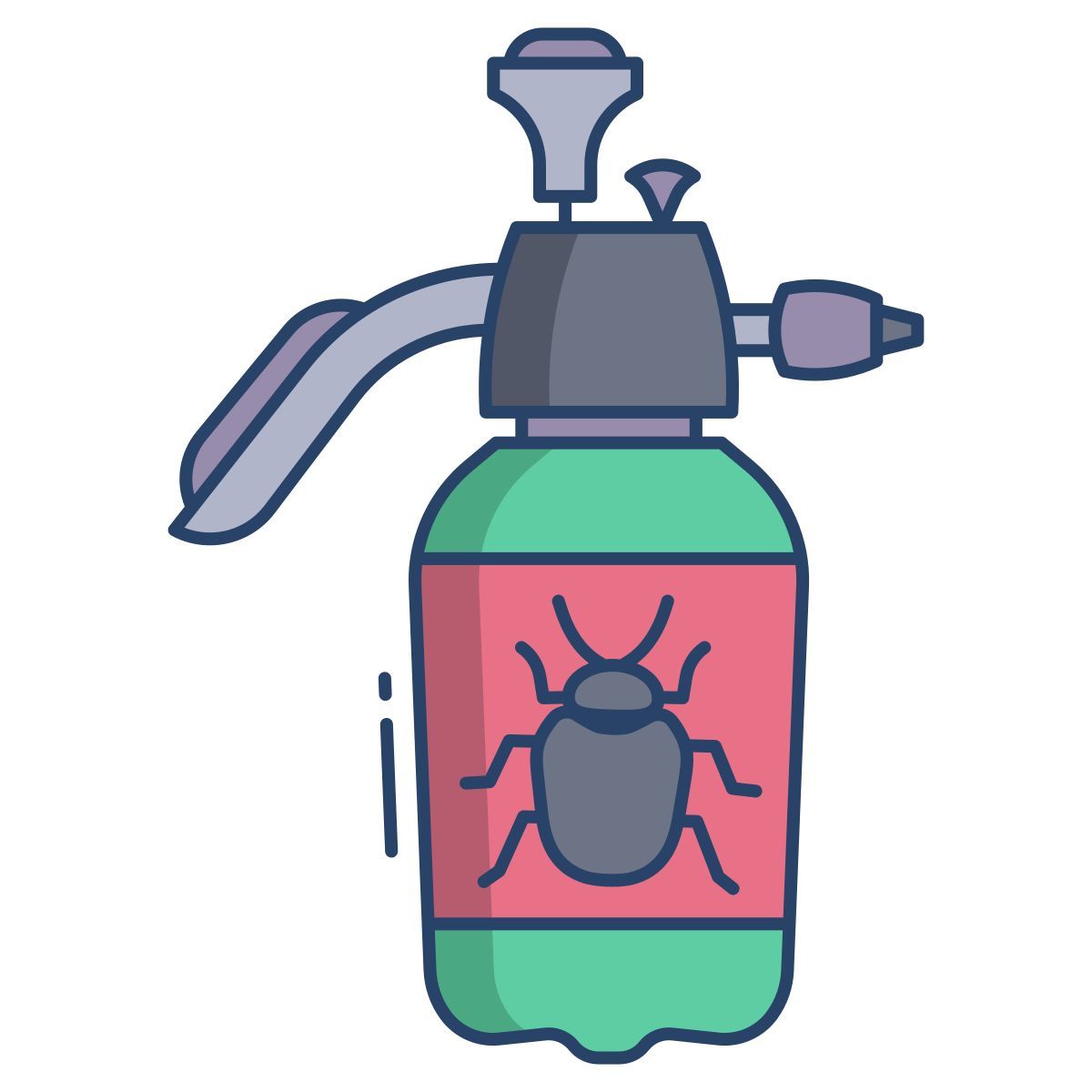 bed bug spray icon