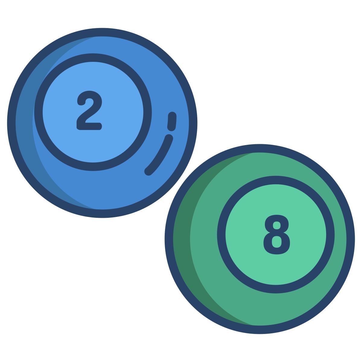 billiard balls icon