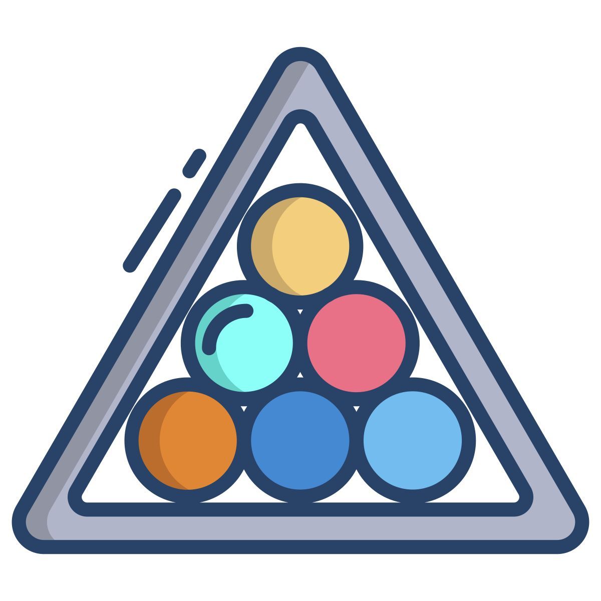 billiards set icon