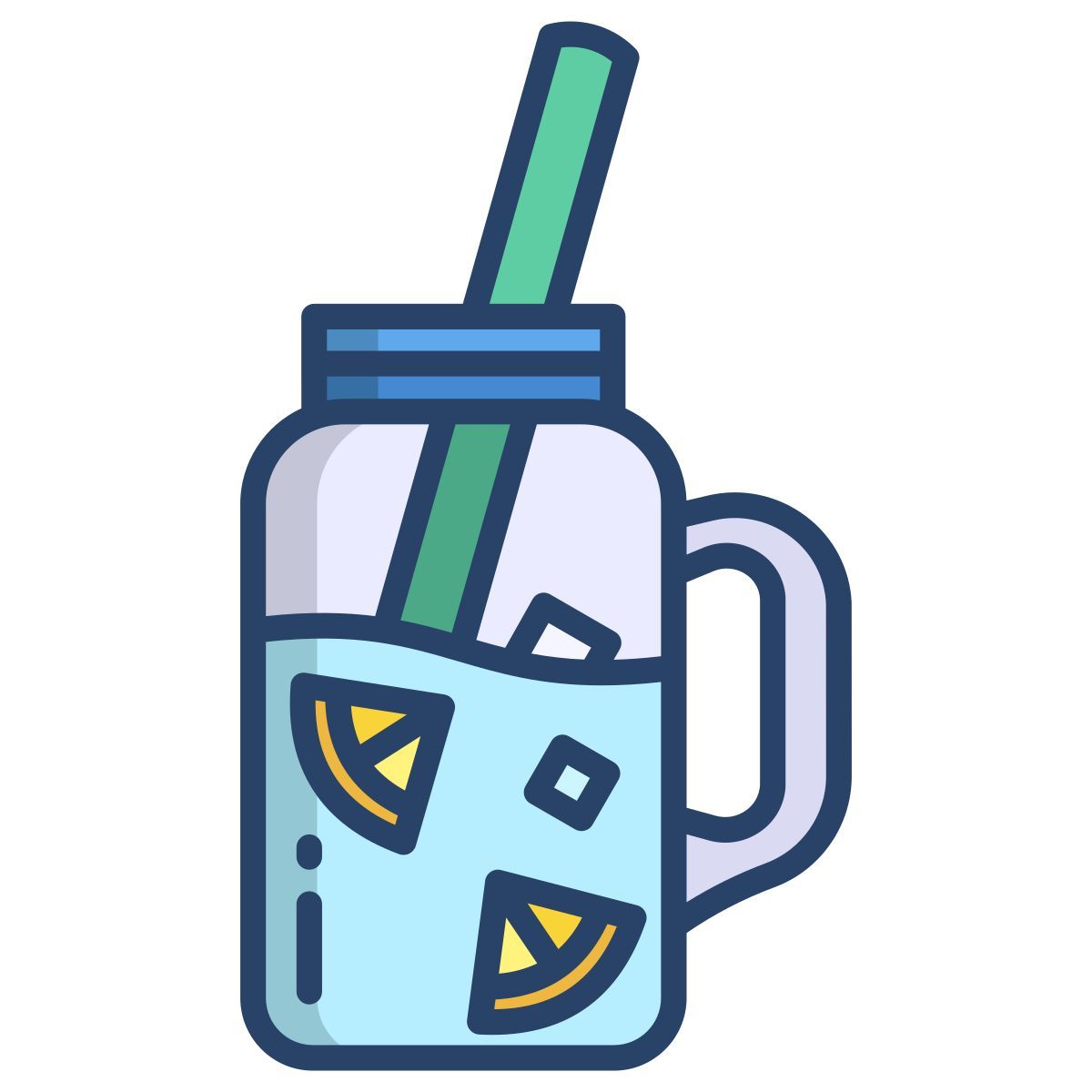 blue lemonade icon
