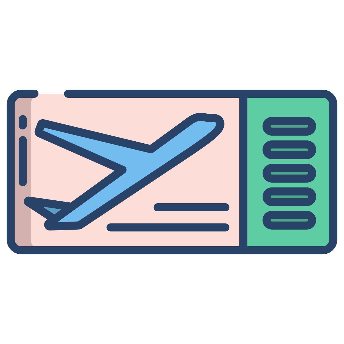 boarding pass icon