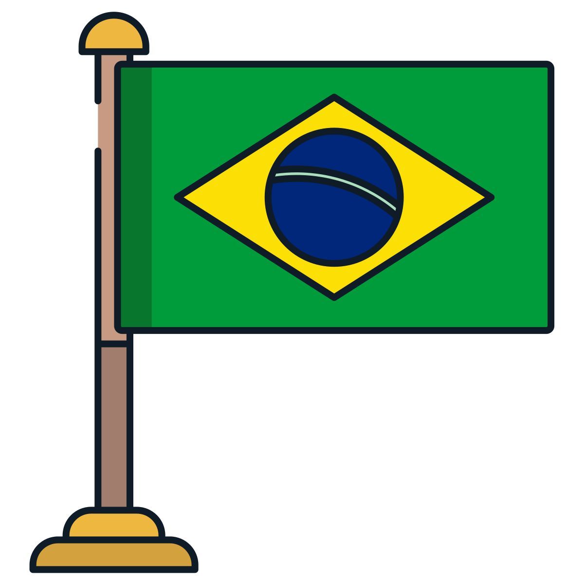 brazil flag icon