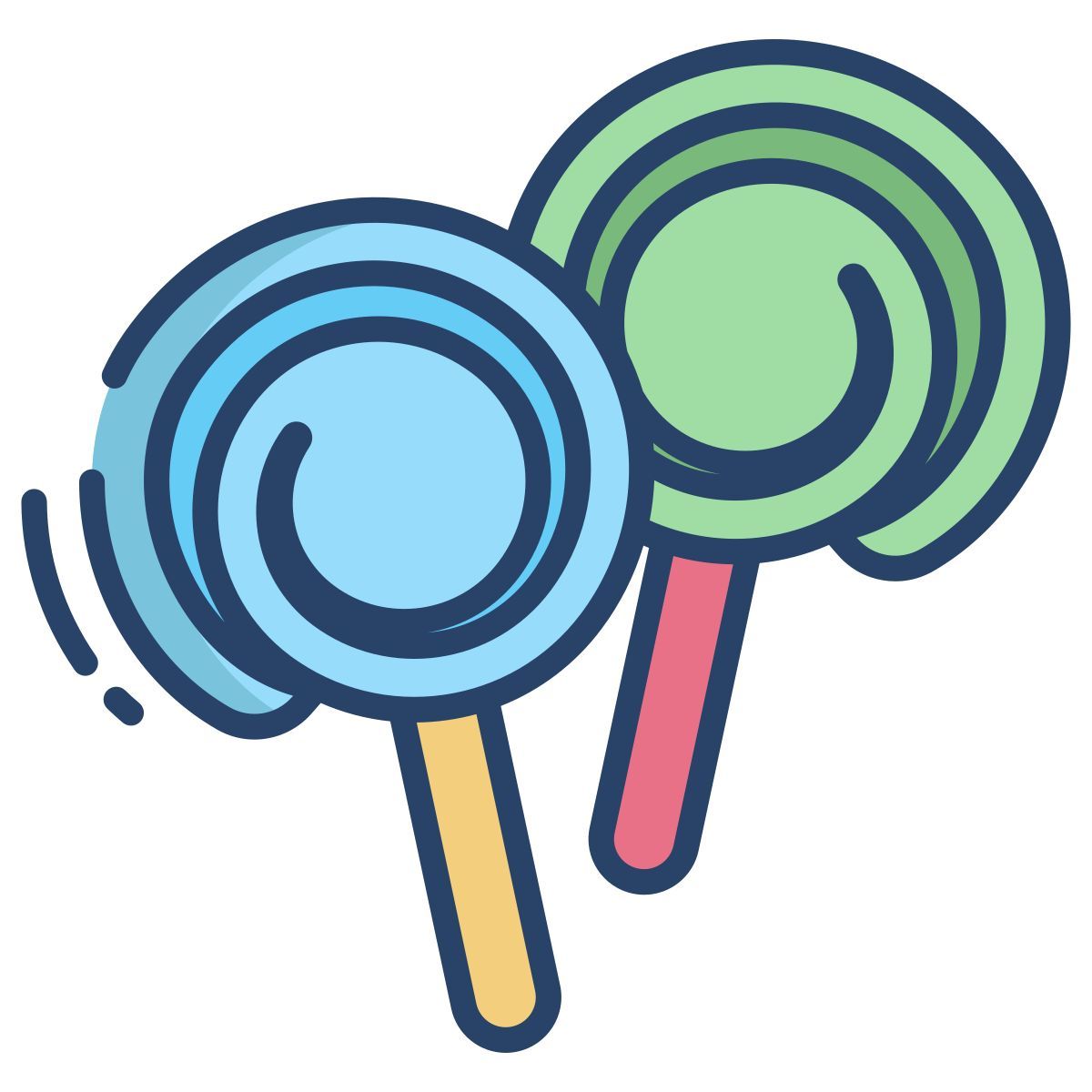 bubblegum swirl lollipop icon