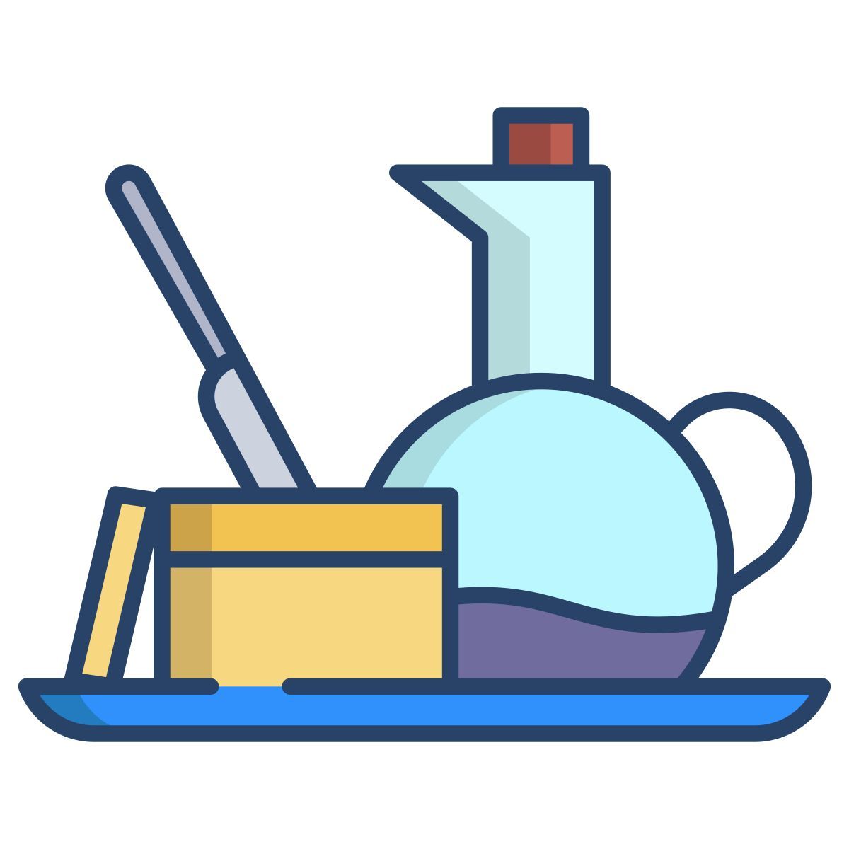 butter and olive oil icon