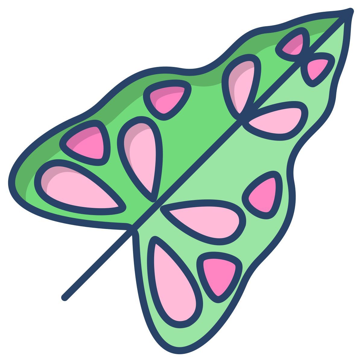 caladium leaf icon