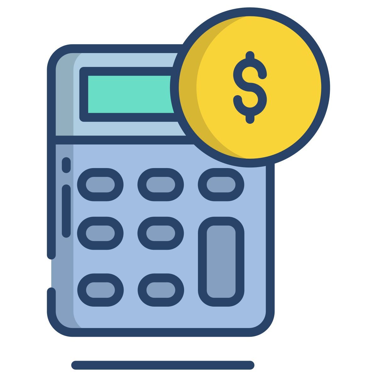 calculer le total icon