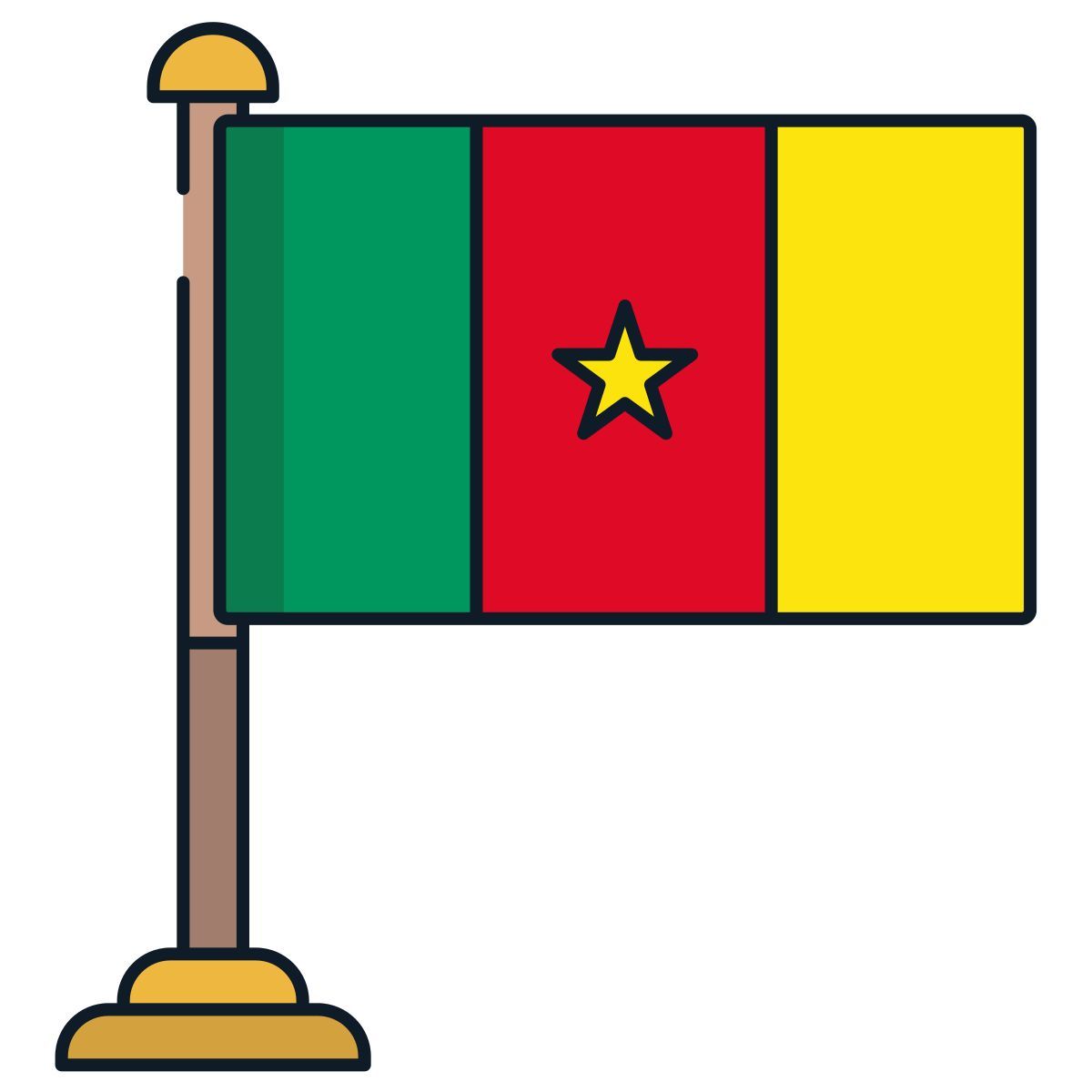 cameroon flag icon