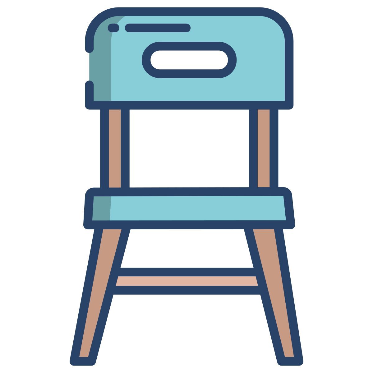 camping chair icon