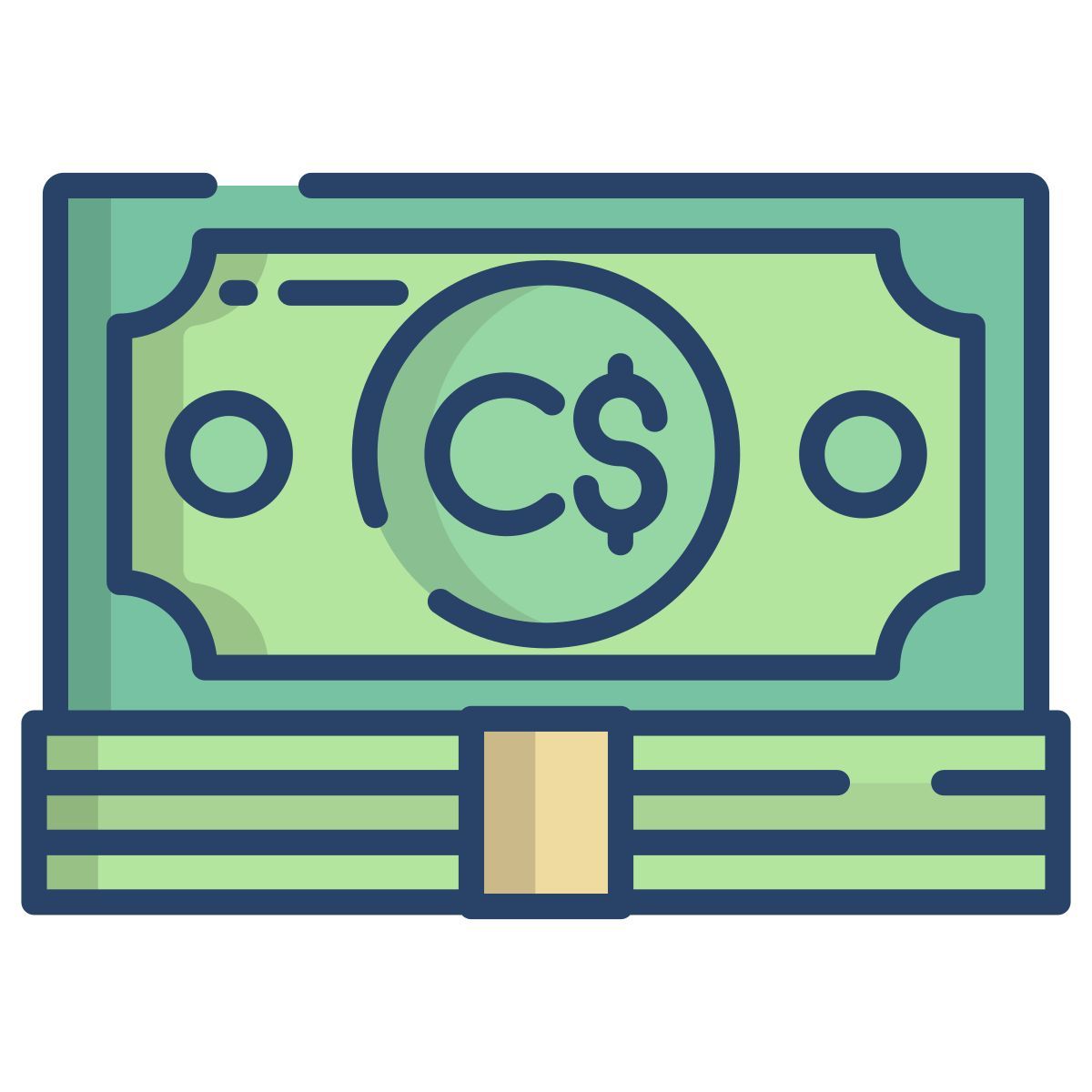 canadian dollar icon