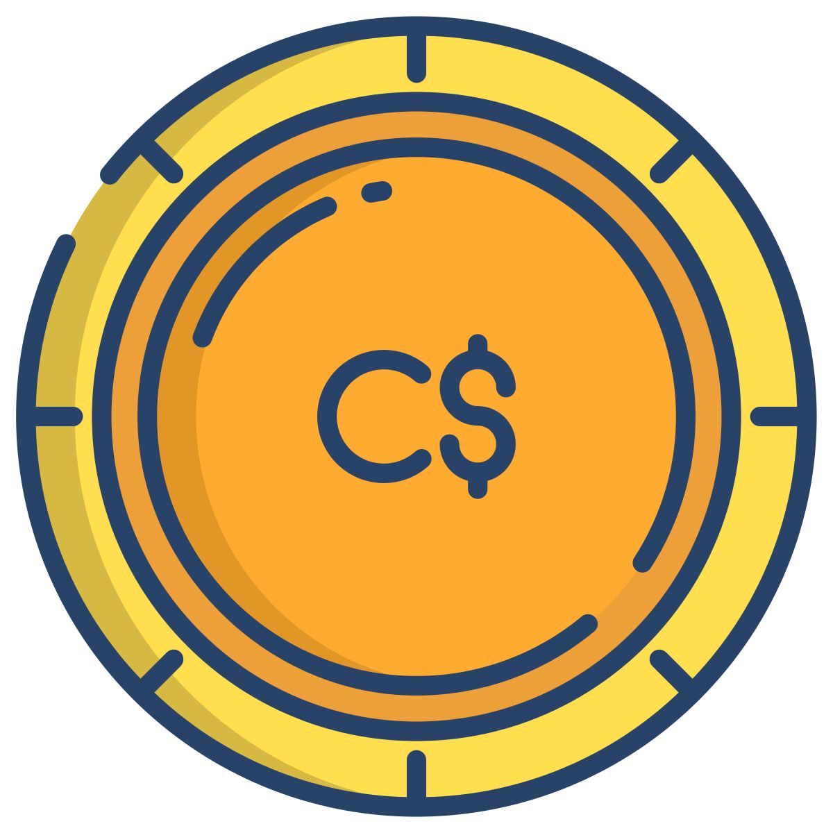 canadian dollar icon