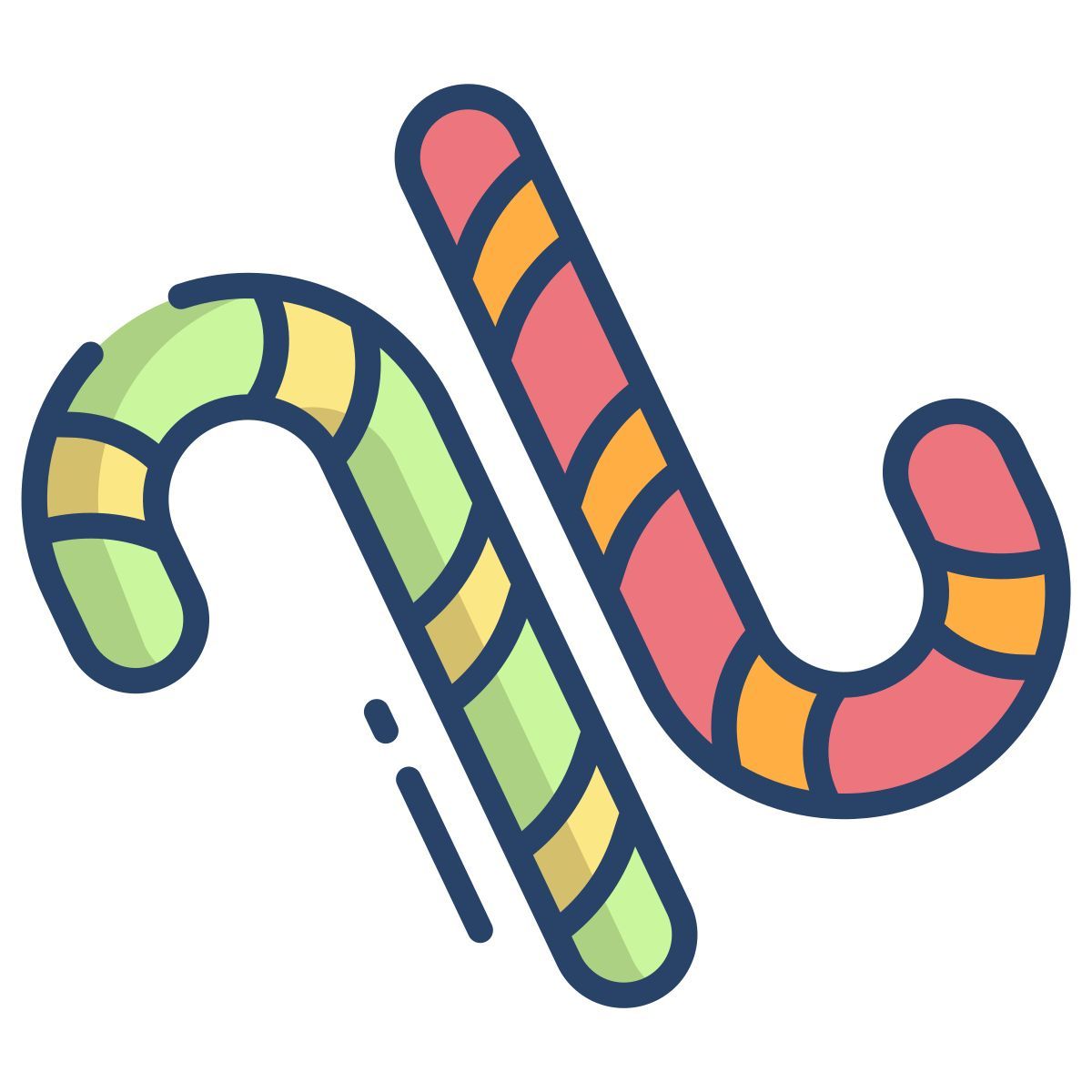 candy cane icon