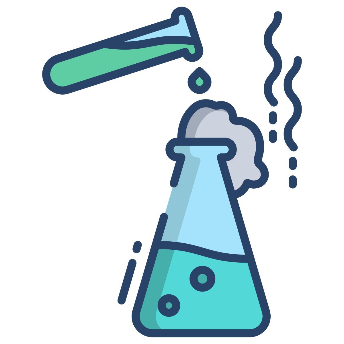 chemical reaction icon
