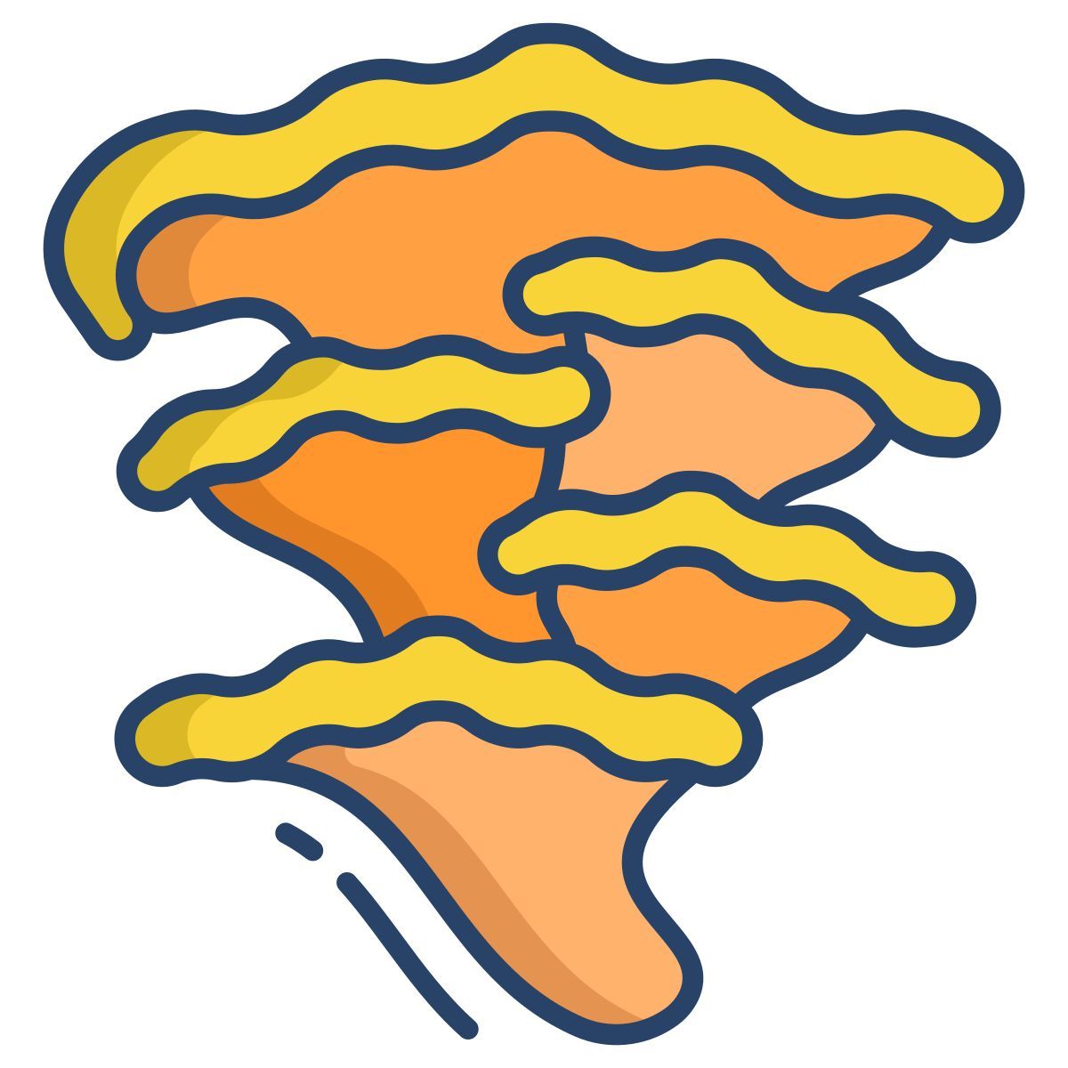 chicken of the woods mushroom icon