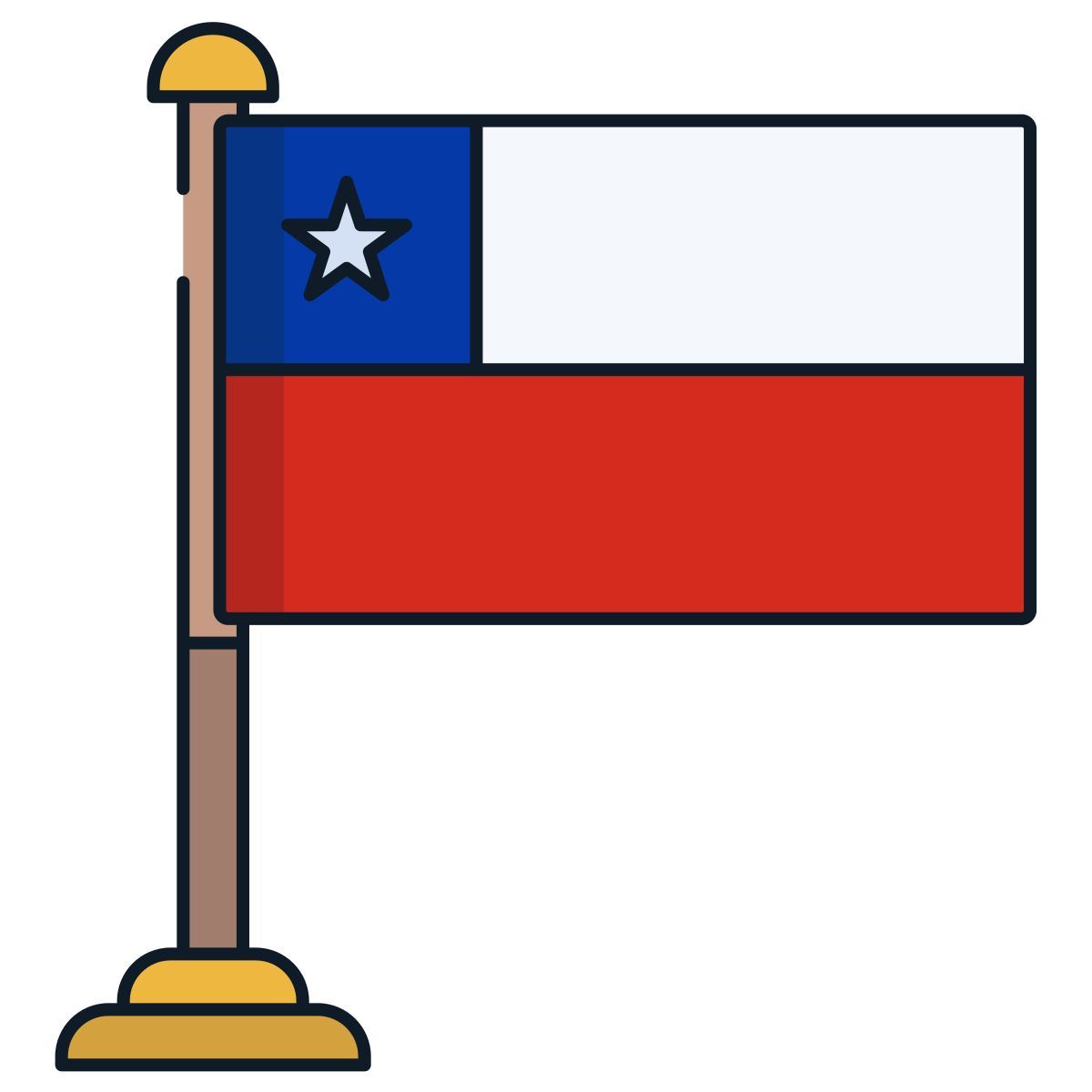 chile flagge icon