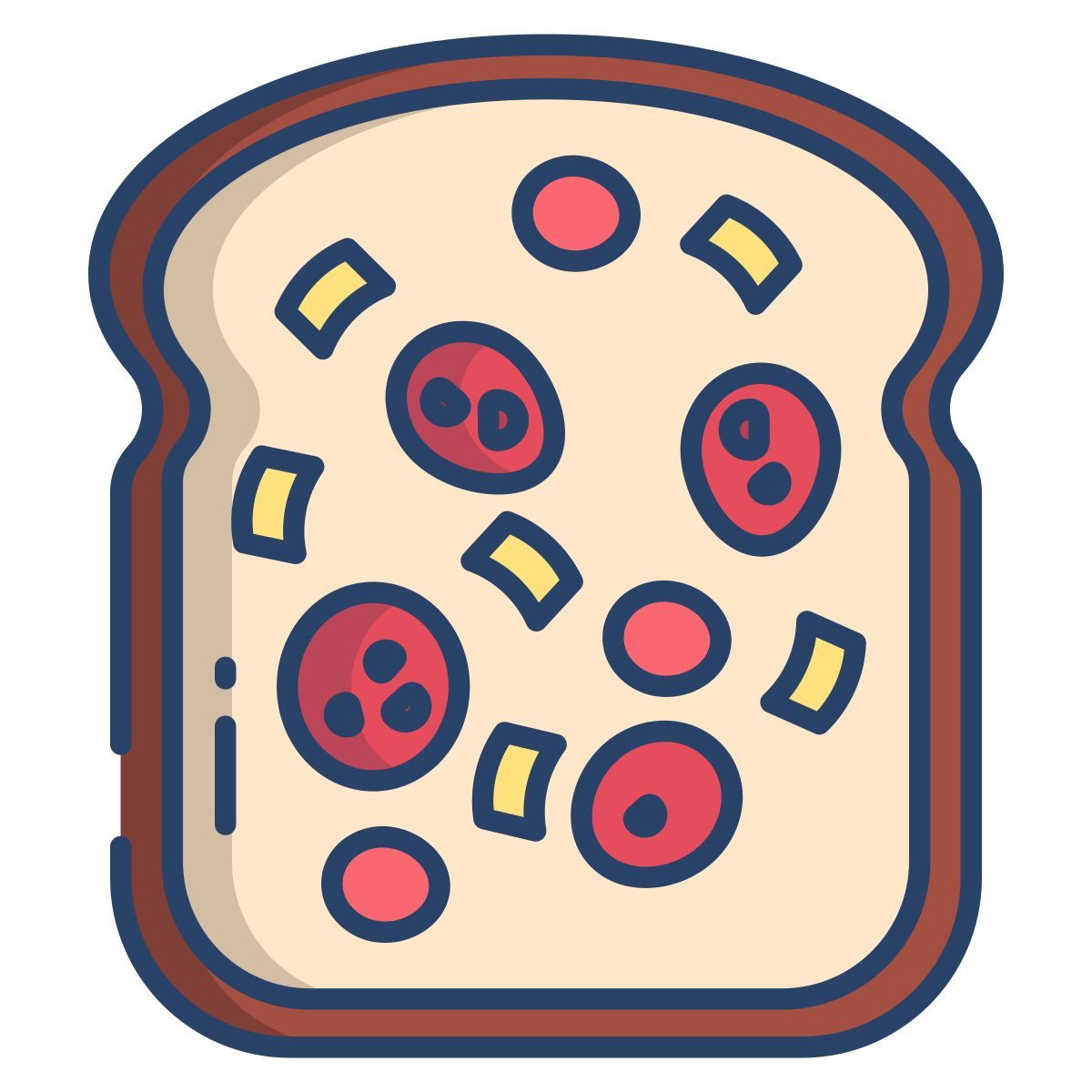 chilli cheese toast icon