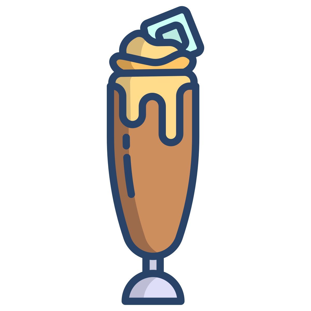 chocolate milkshake icon