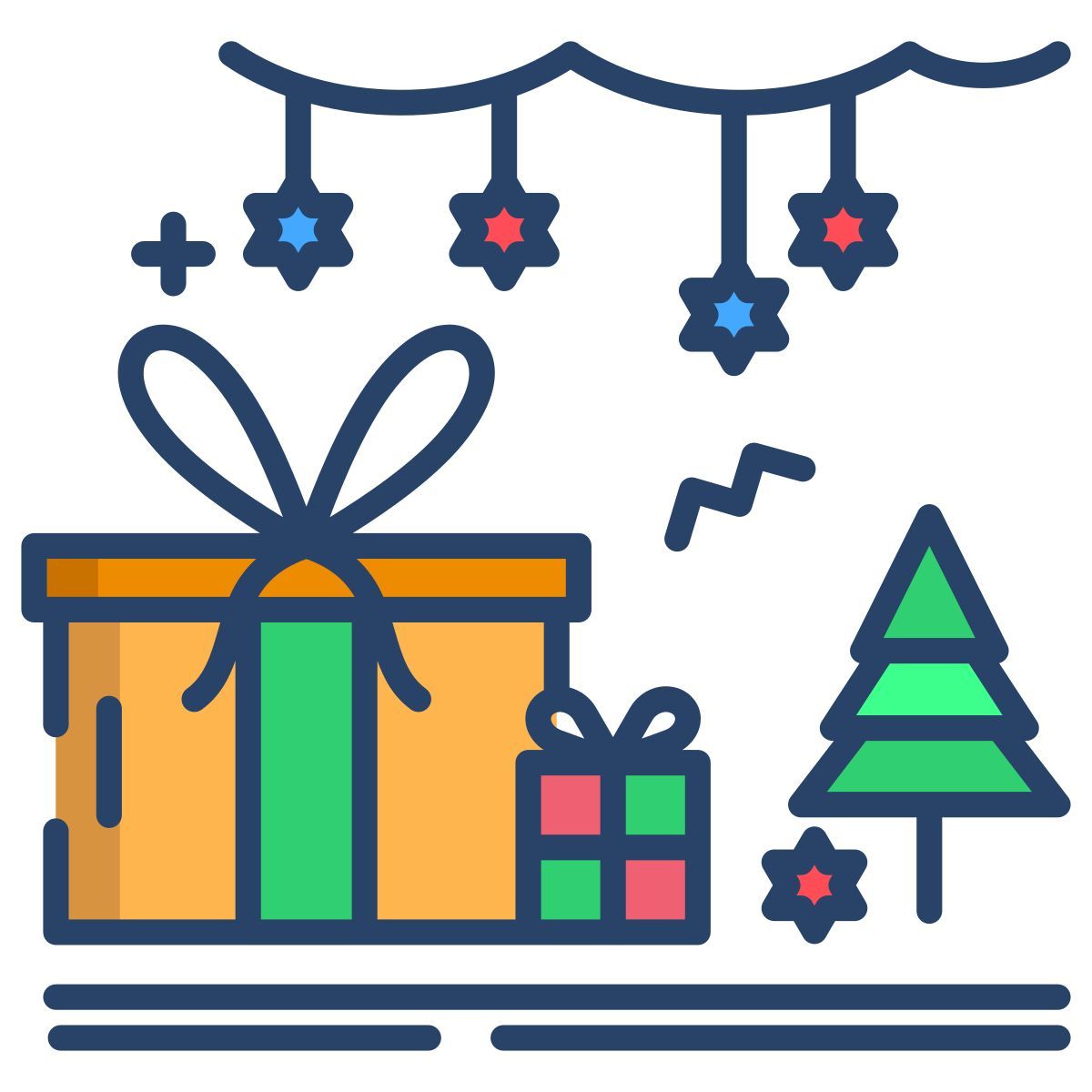 christmas gifts icon
