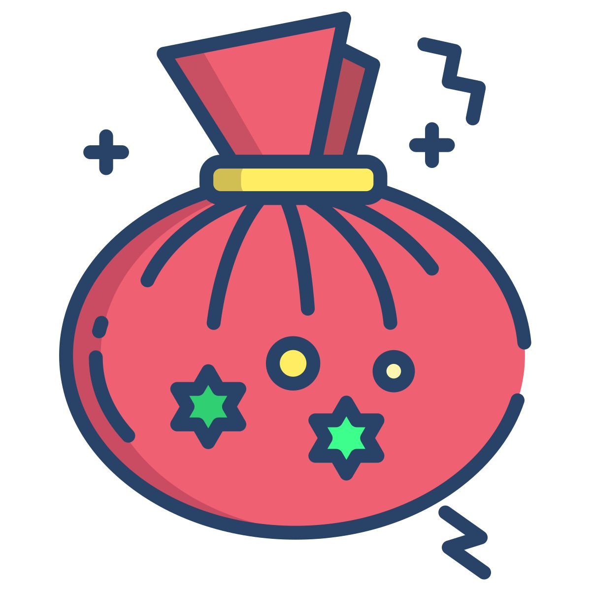 christmas sack icon