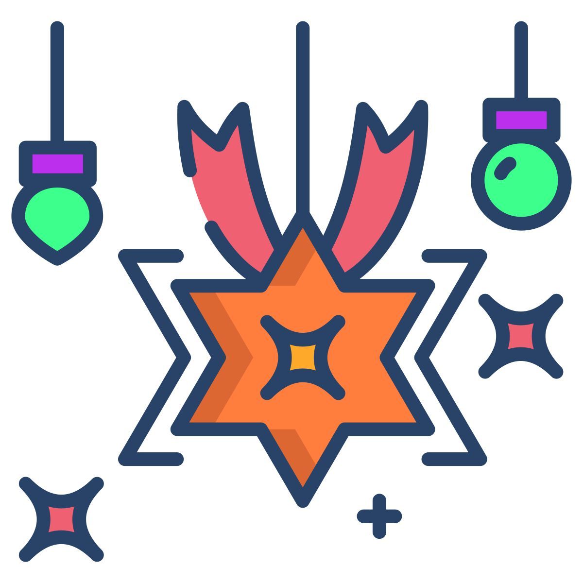 christmas star icon