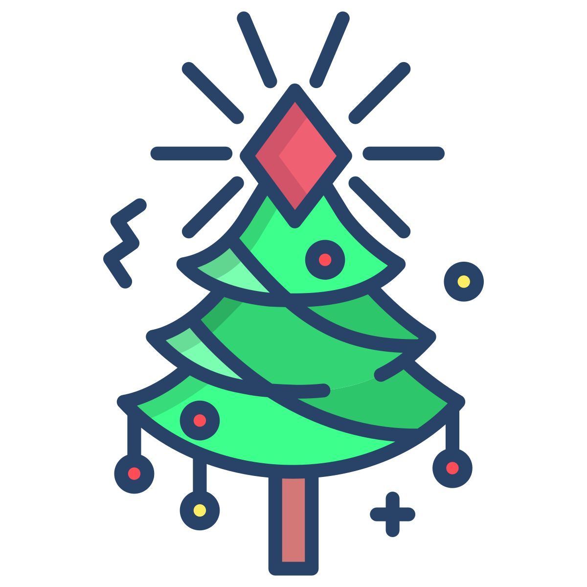 christmas tree icon