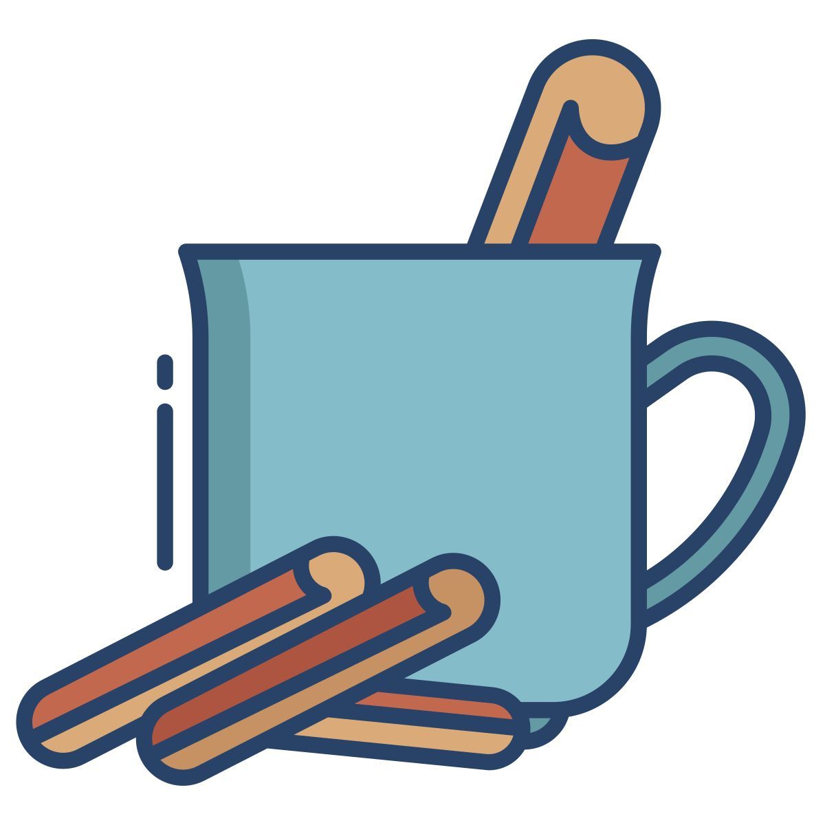 cinnamon tea icon