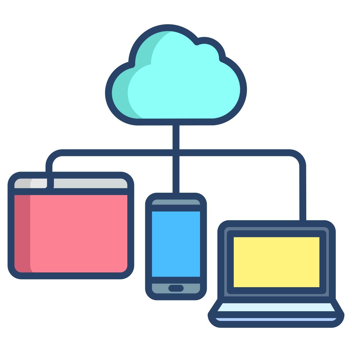 Cloud computing icon
