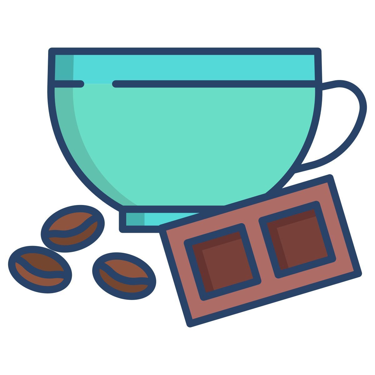 coffee and chocolate icon