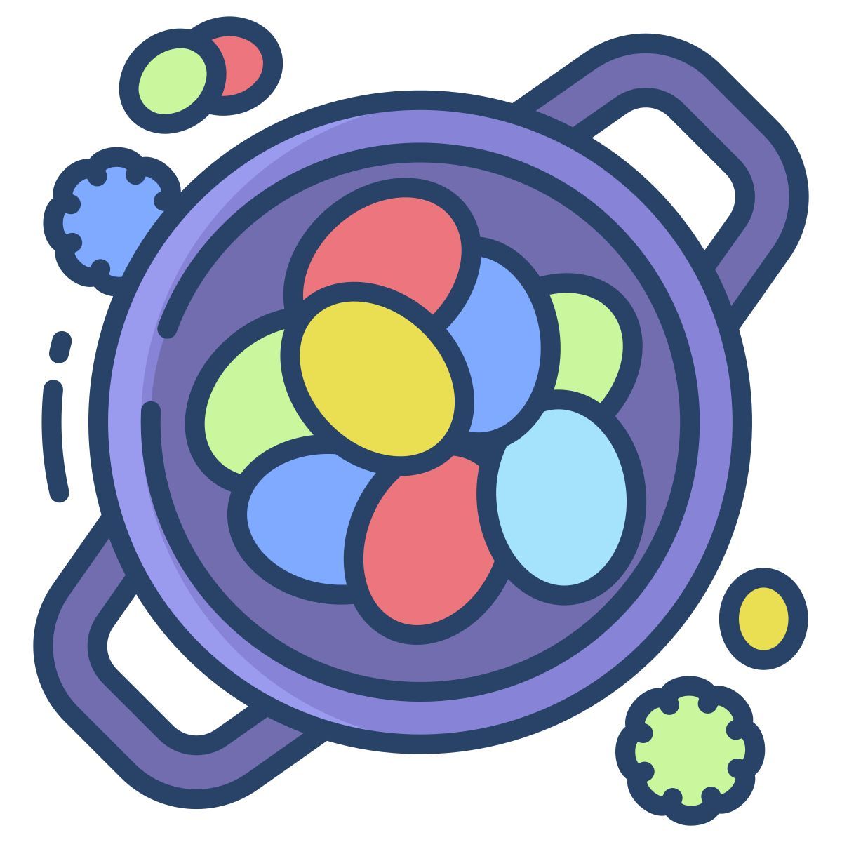 colored candies icon