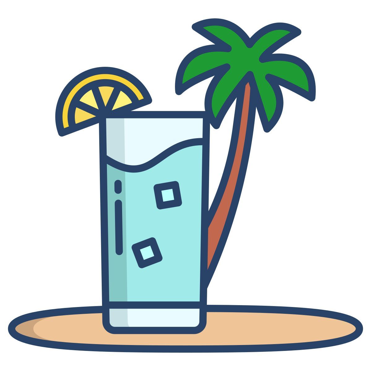 cool drink icon
