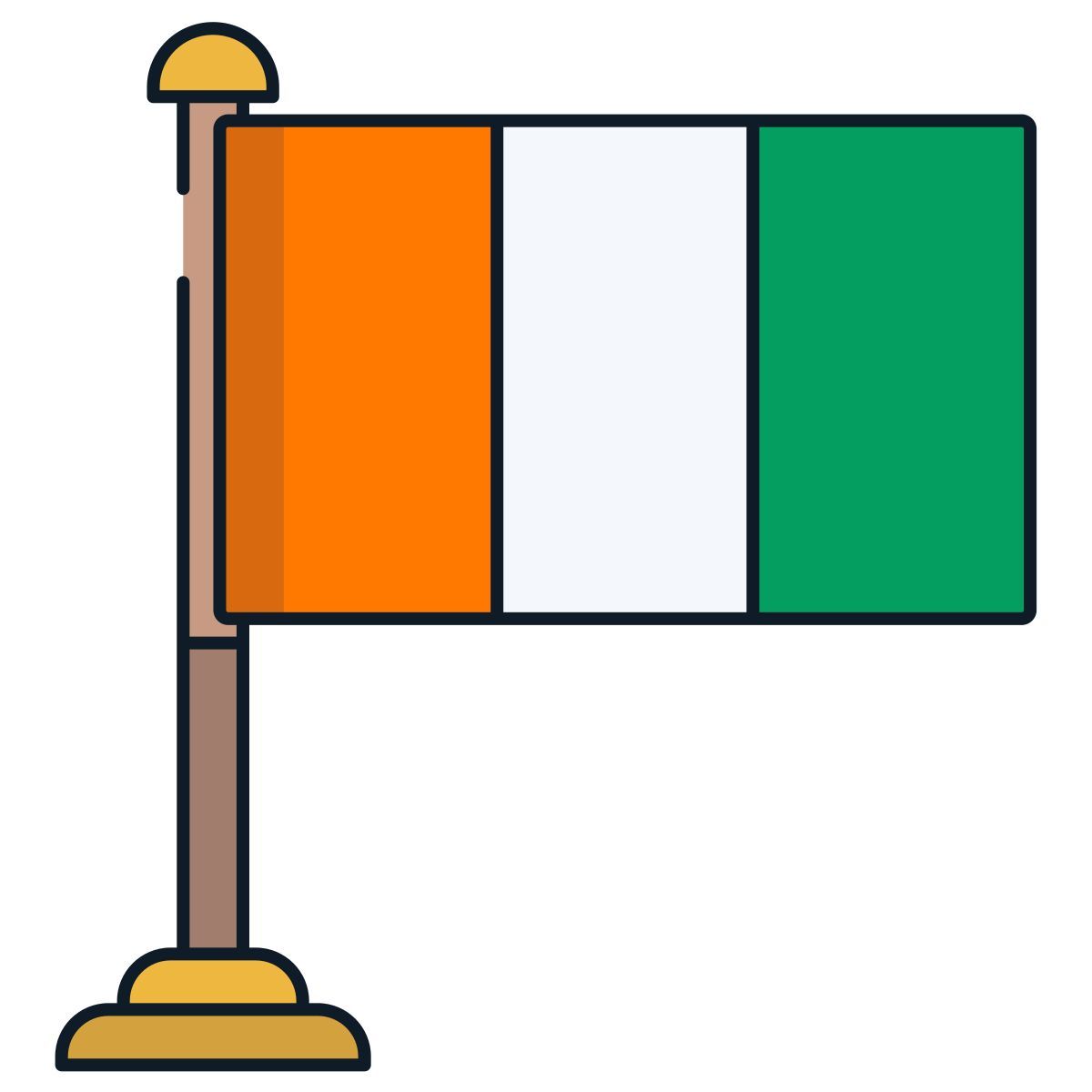 cote d ivoire flag icon