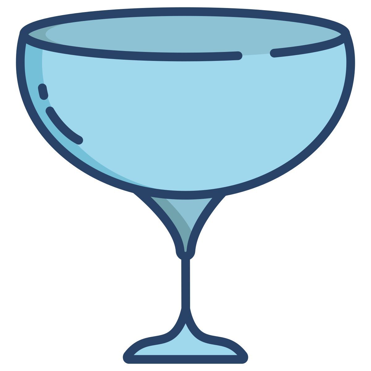 coupe glass icon