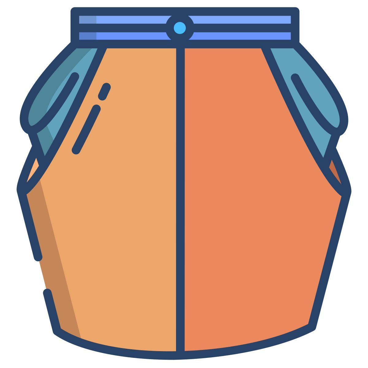 cowl skirt icon