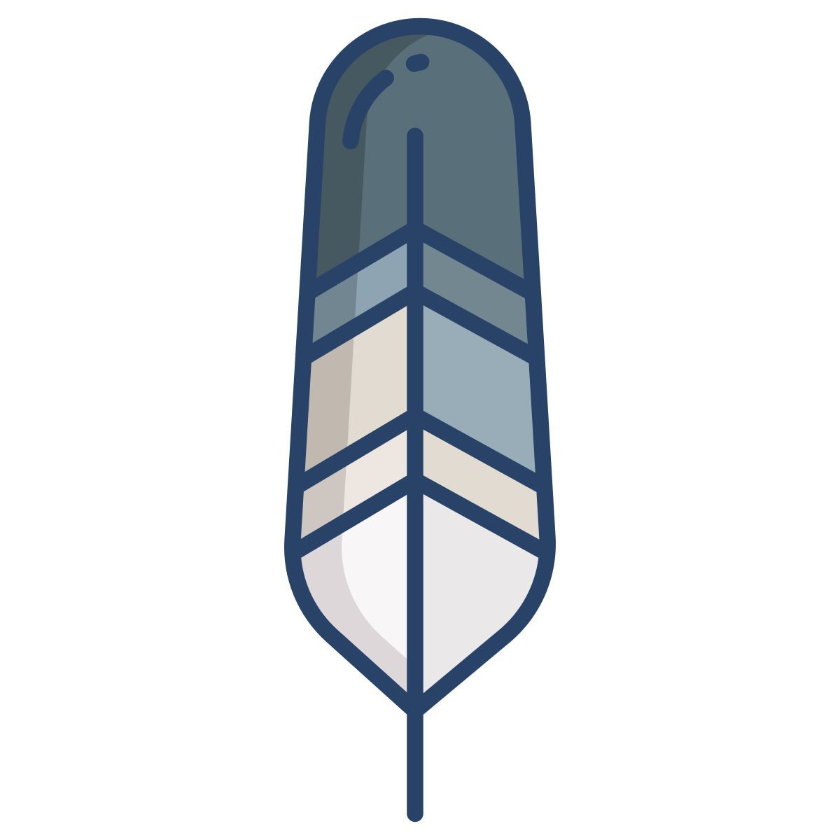 crane feather icon