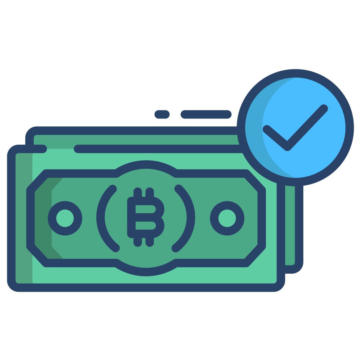 crypto accepted icon