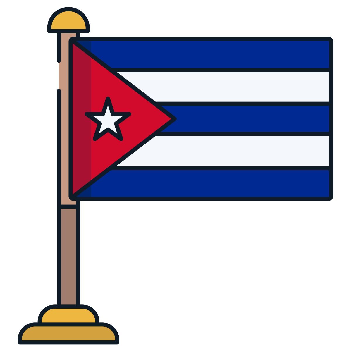 cuba flag icon