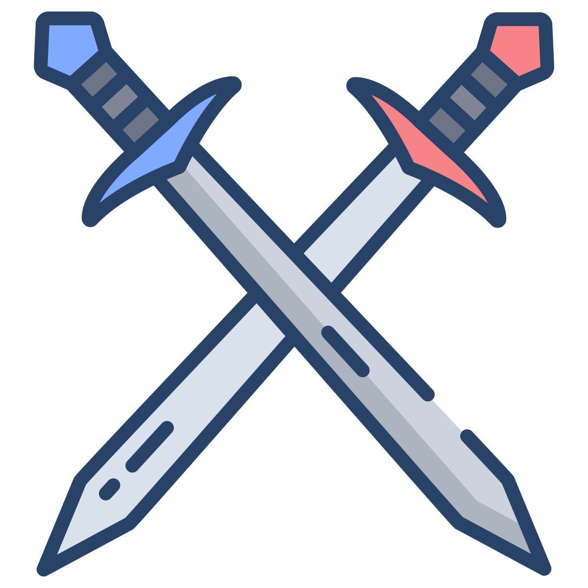 dagger crossed icon